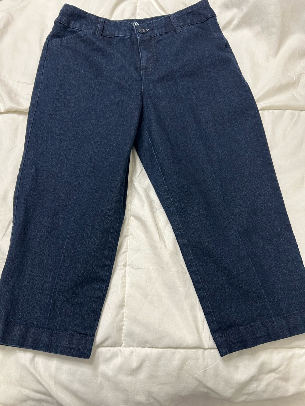 St. John's Bay Dark Blue Cropped Jeans